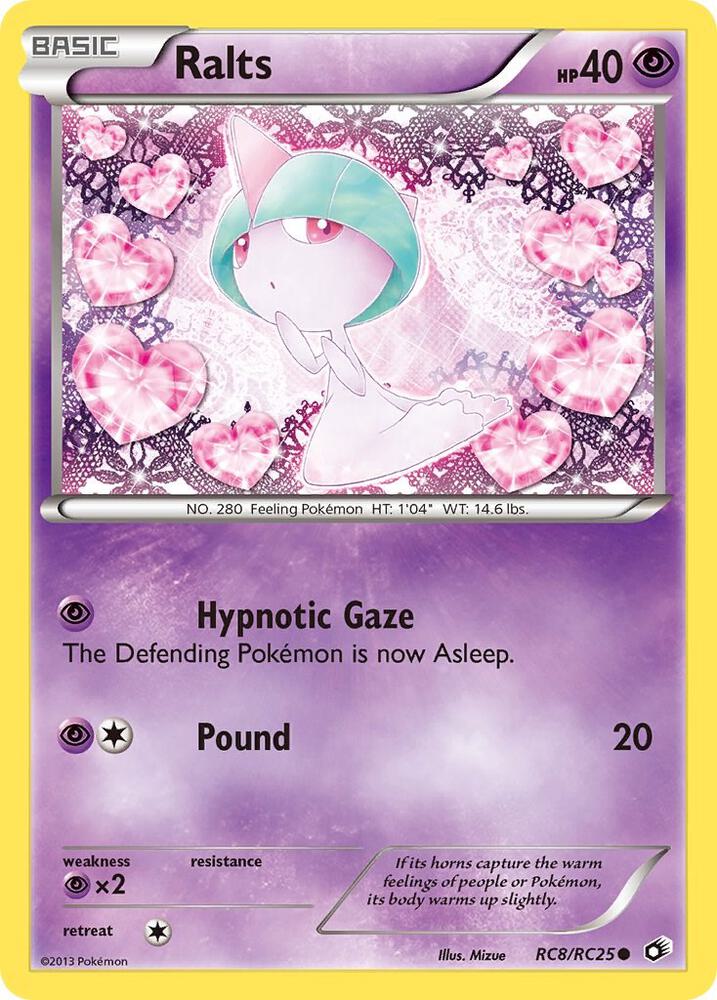 Ralts RC8/RC25 (Legendary Treasures: Radiant Collection)  - Holofoil