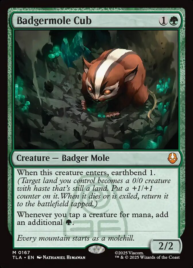 Badgermole Cub 167/286 (Avatar: The Last Airbender) 