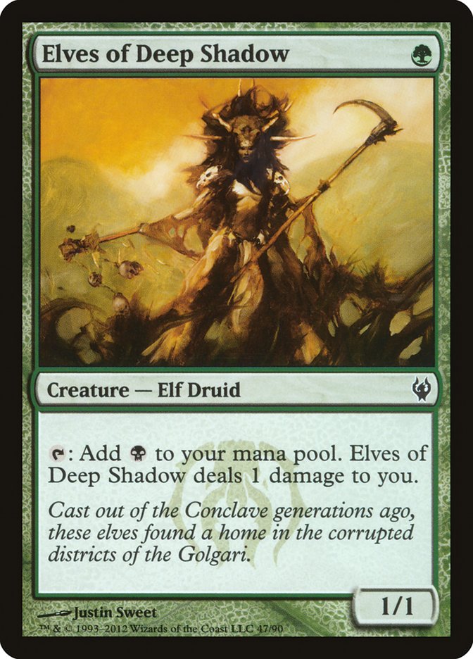 Elves of Deep Shadow 47 (Duel Decks: Izzet vs. Golgari) 
