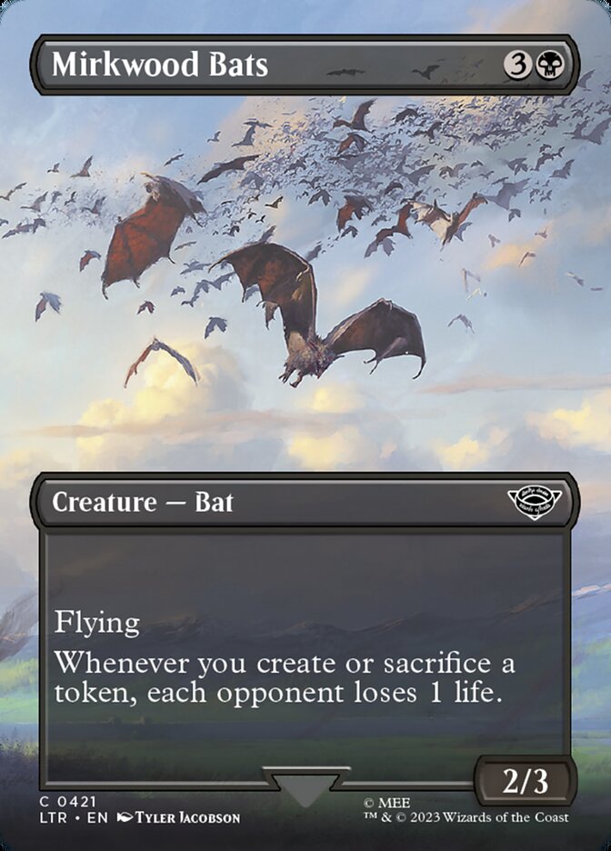 Mirkwood Bats 421 (Universes Beyond: The Lord of the Rings: Tales of Middle-earth)  - Borderless
