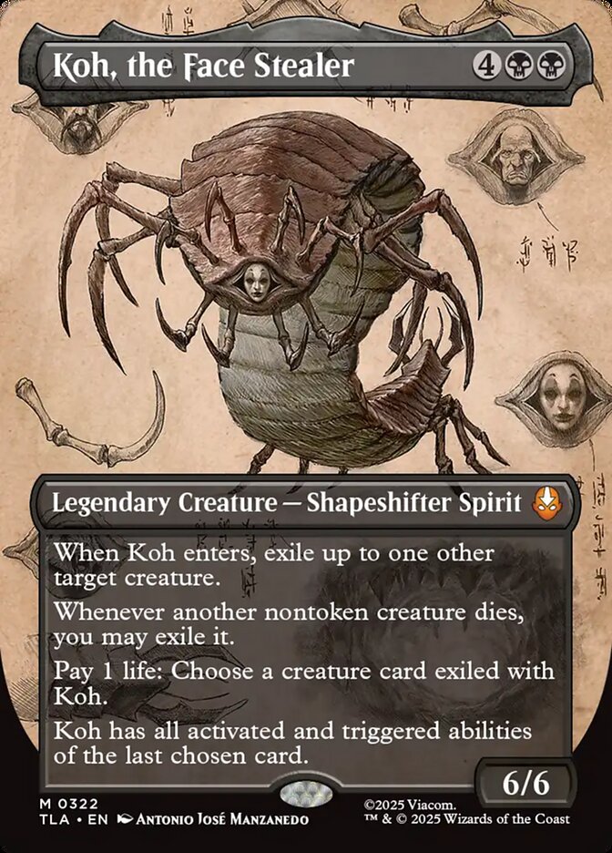 Koh, the Face Stealer  322/286 (Avatar: The Last Airbender)  - Borderless
