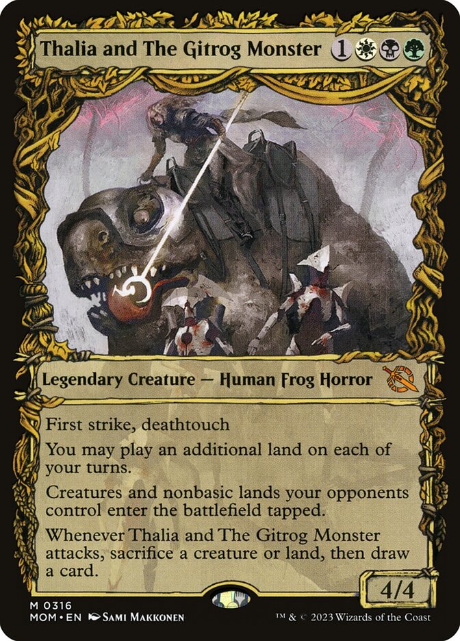 Thalia and The Gitrog Monster 316/291 (March of the Machine)  - Showcase