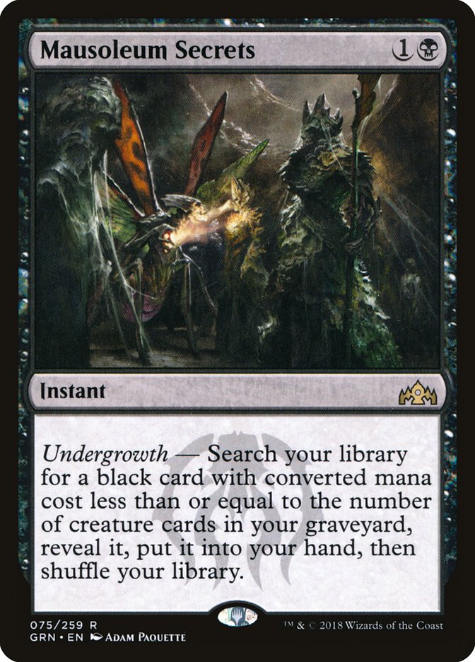 Mausoleum Secrets 75/259 (Guilds of Ravnica)  - Foil