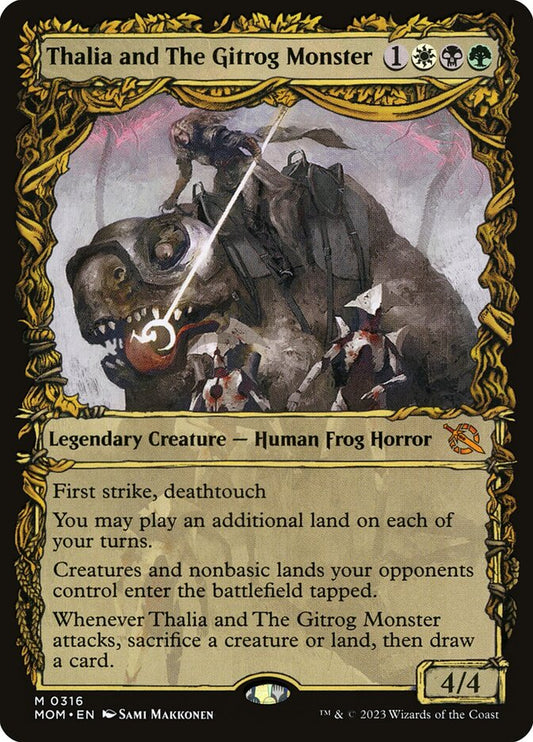 Thalia and The Gitrog Monster 316/291 (March of the Machine)  - Showcase