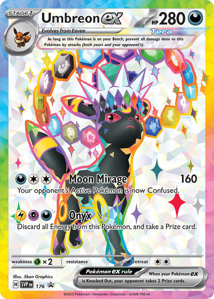 Umbreon ex 176 (SV: Scarlet & Violet Promo Cards)  - Holofoil