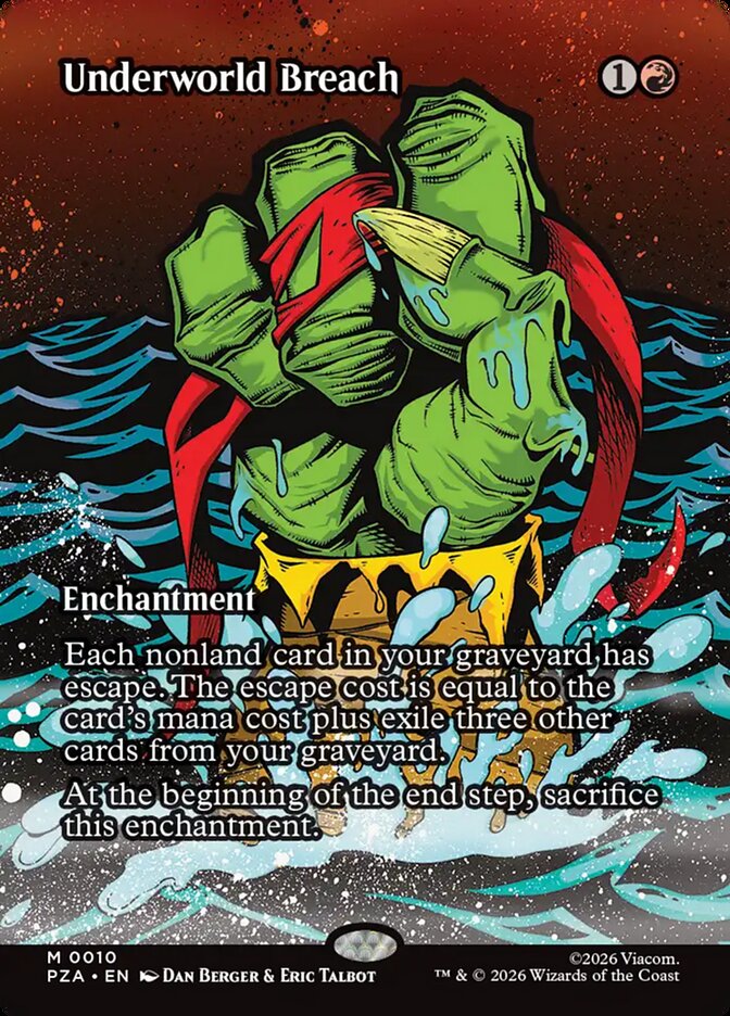 Underworld Breach Borderless 10 (Teenage Mutant Ninja Turtles Source Material)  - Borderless