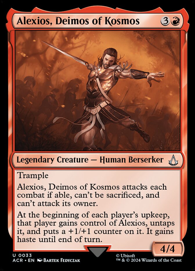 Alexios, Deimos of Kosmos 33 (Universes Beyond: Assassin's Creed)  - Foil