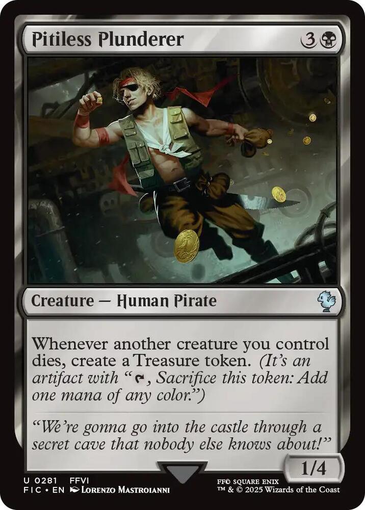 Pitiless Plunderer  281 (Commander: FINAL FANTASY)  - Surge Foil