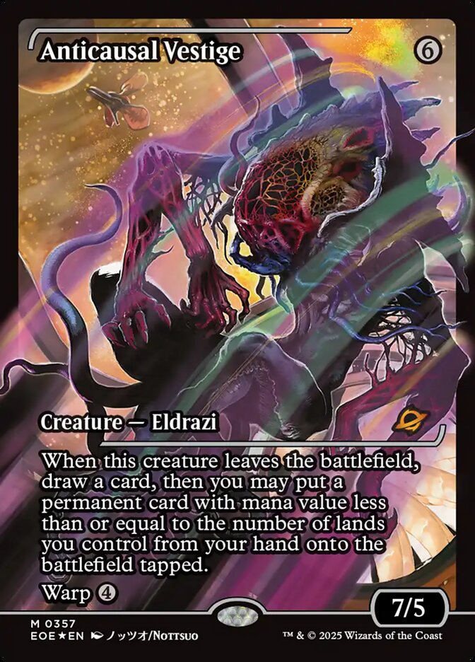 Anticausal Vestige 357 (Edge of Eternities)  - Showcase Foil