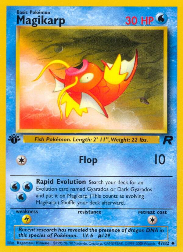 Magikarp 47/82 (Team Rocket)  - 1st Edition