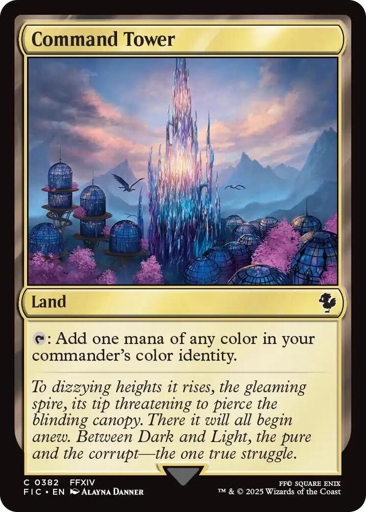 Command Tower  382 (Commander: FINAL FANTASY)  - Surge Foil