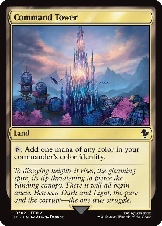 Command Tower  382 (Commander: FINAL FANTASY)  - Surge Foil