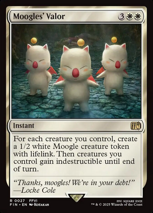 Moogles' Valor 27 (FINAL FANTASY)  - Foil