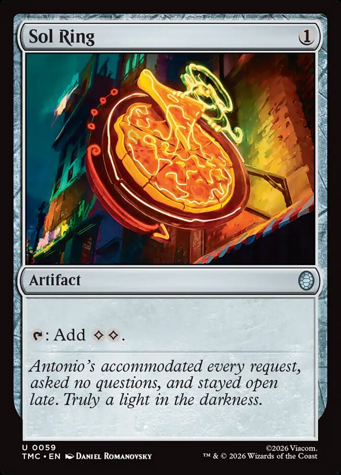 Sol Ring 59/0 (Commander: Teenage Mutant Ninja Turtles) 