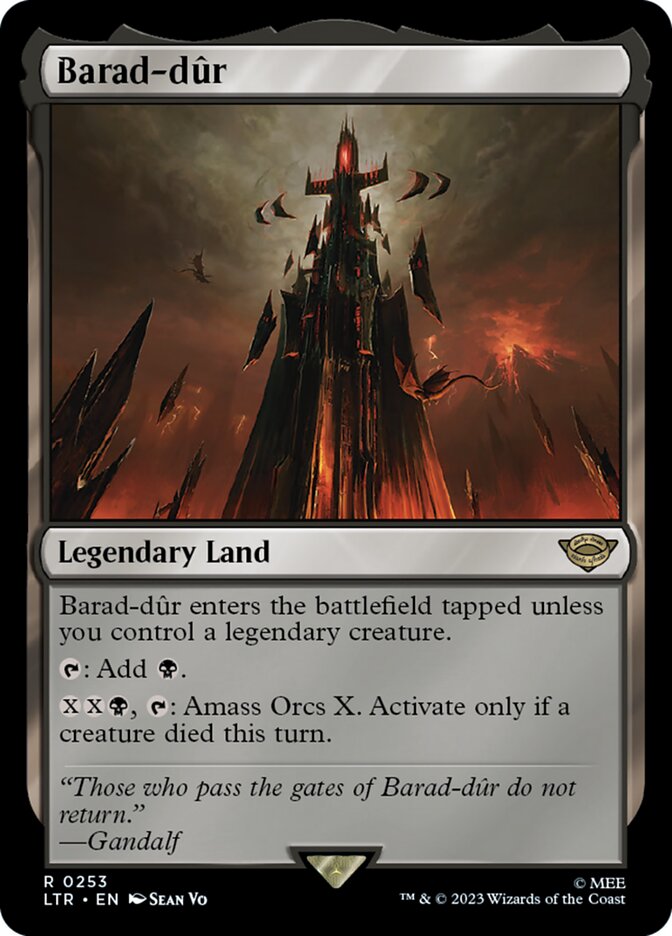 Barad-dûr 253 (Universes Beyond: The Lord of the Rings: Tales of Middle-earth) 