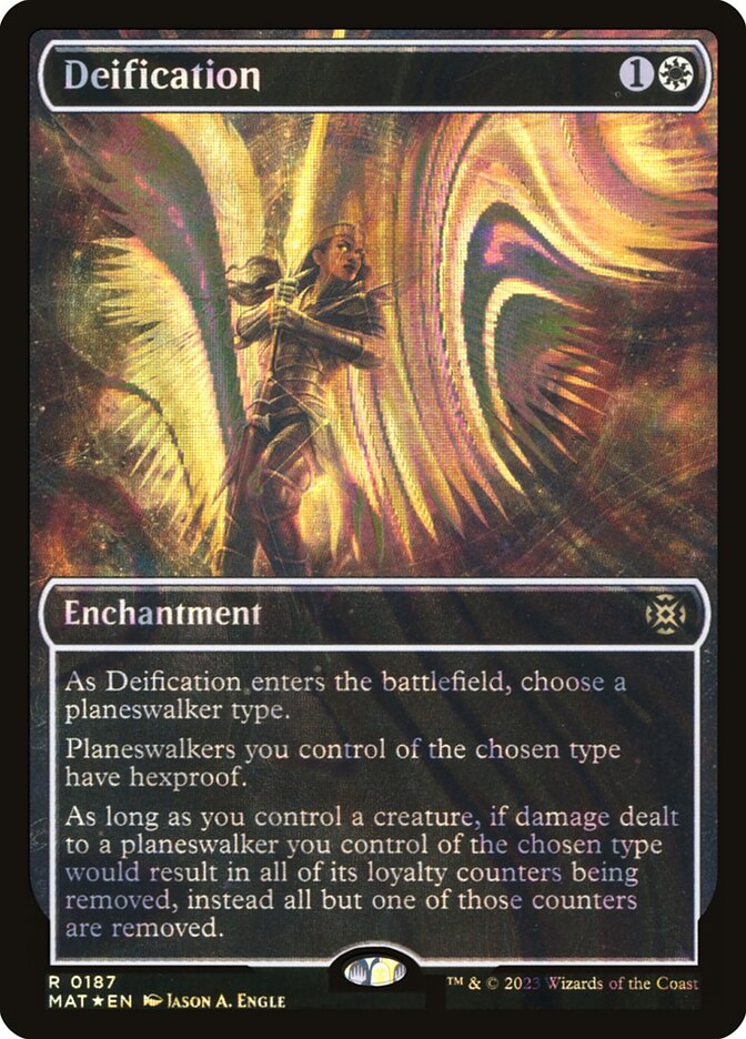 Deification 187/50 (March of the Machine: The Aftermath)  - Showcase Halo Foil
