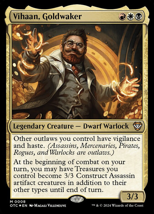 Vihaan, Goldwaker 8/342 (Commander: Outlaws of Thunder Junction)  - Foil