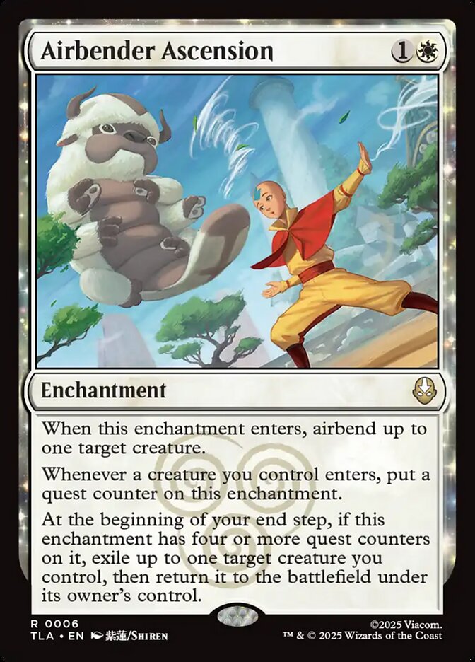 Airbender Ascension 6/286 (Avatar: The Last Airbender)  - Foil