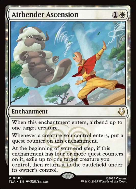 Airbender Ascension 6/286 (Avatar: The Last Airbender)  - Foil
