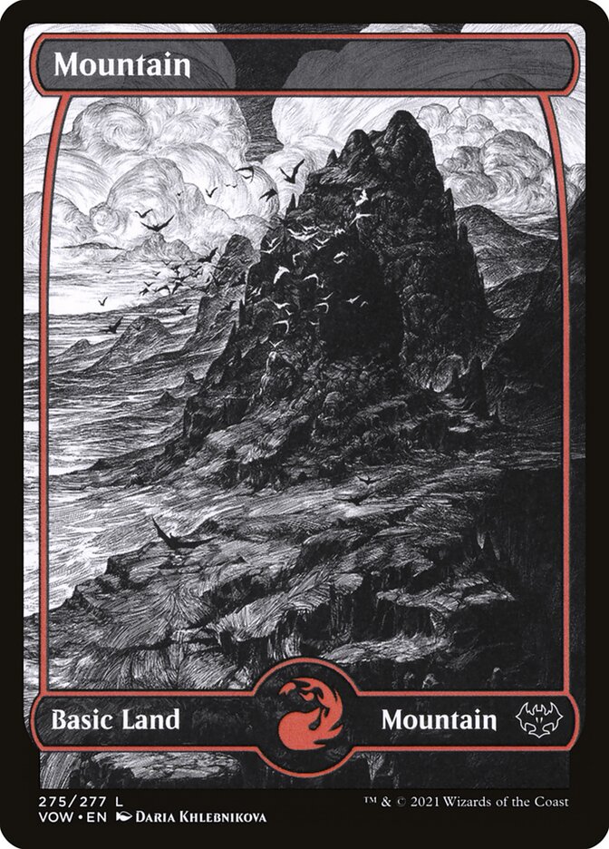 Mountain 275 (Innistrad: Crimson Vow)  - Foil