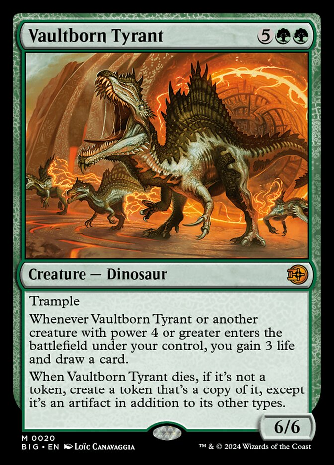 Vaultborn Tyrant 20 (Outlaws of Thunder Junction: The Big Score) 