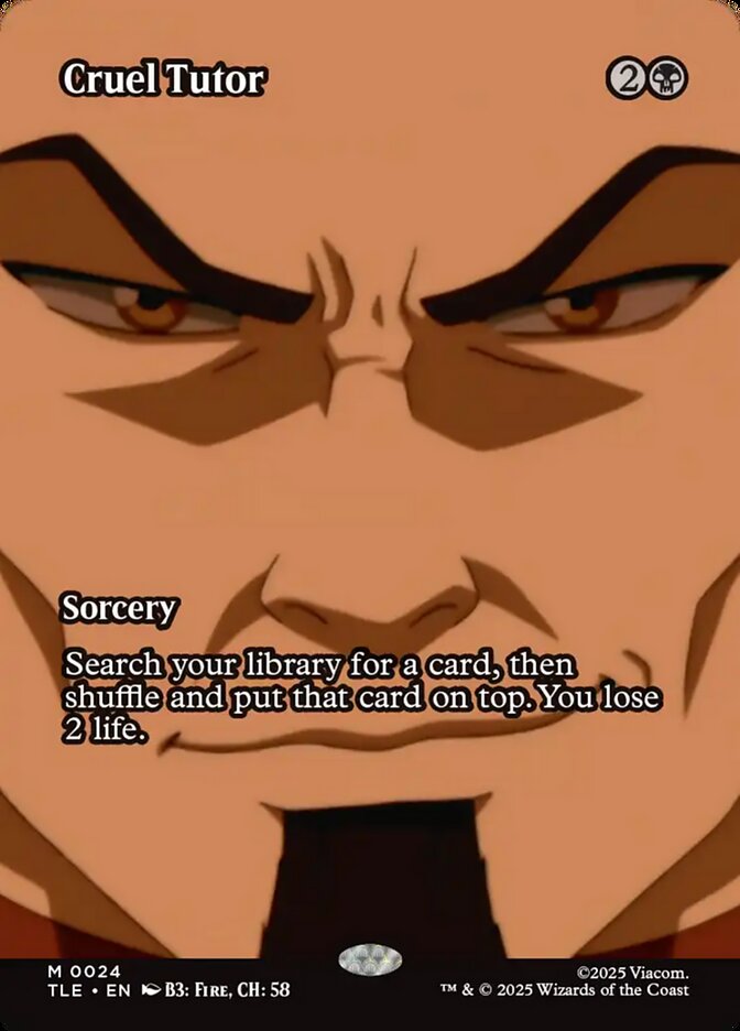 Cruel Tutor 24/317 (Avatar: The Last Airbender: Eternal-Legal)  - Borderless 
