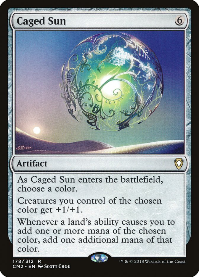 Caged Sun 178/312 (Commander Anthology Volume II) 