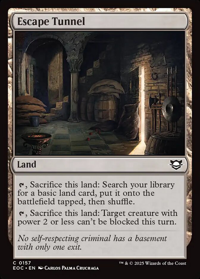 Escape Tunnel 157/191 (Commander: Edge of Eternities) 