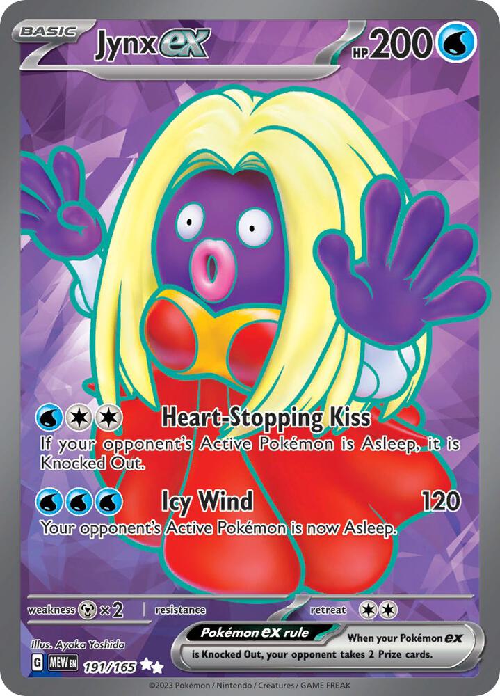 Jynx ex 191/165 (SV: Scarlet & Violet 151)  - Holofoil