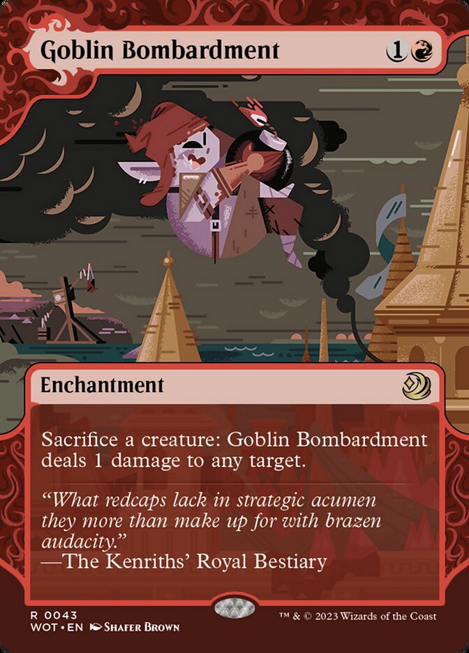 Goblin Bombardment 43/63 (Wilds of Eldraine: Enchanting Tales)  - Showcase