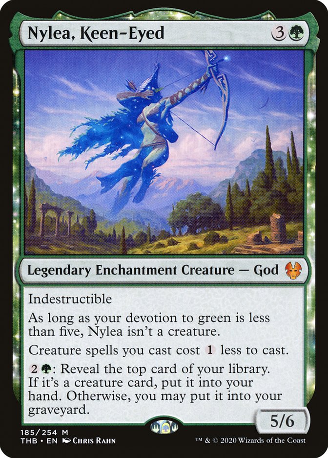 Nylea, Keen-Eyed 185/254 (Theros Beyond Death) 