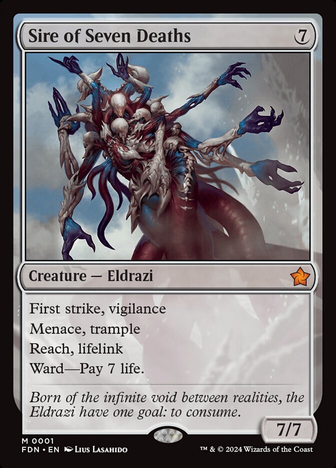 Sire of Seven Deaths 1 (Foundations)  - Foil