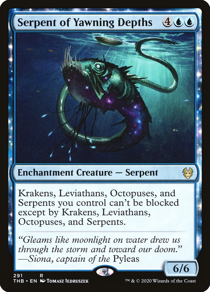 Serpent of Yawning Depths 291/254 (Theros Beyond Death) 
