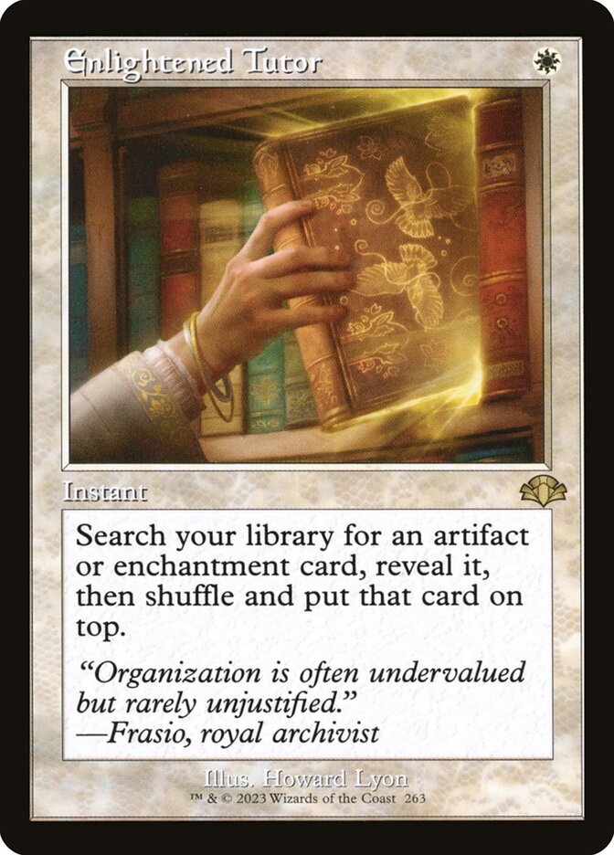 Enlightened Tutor 263/261 (Dominaria Remastered)  - Retro