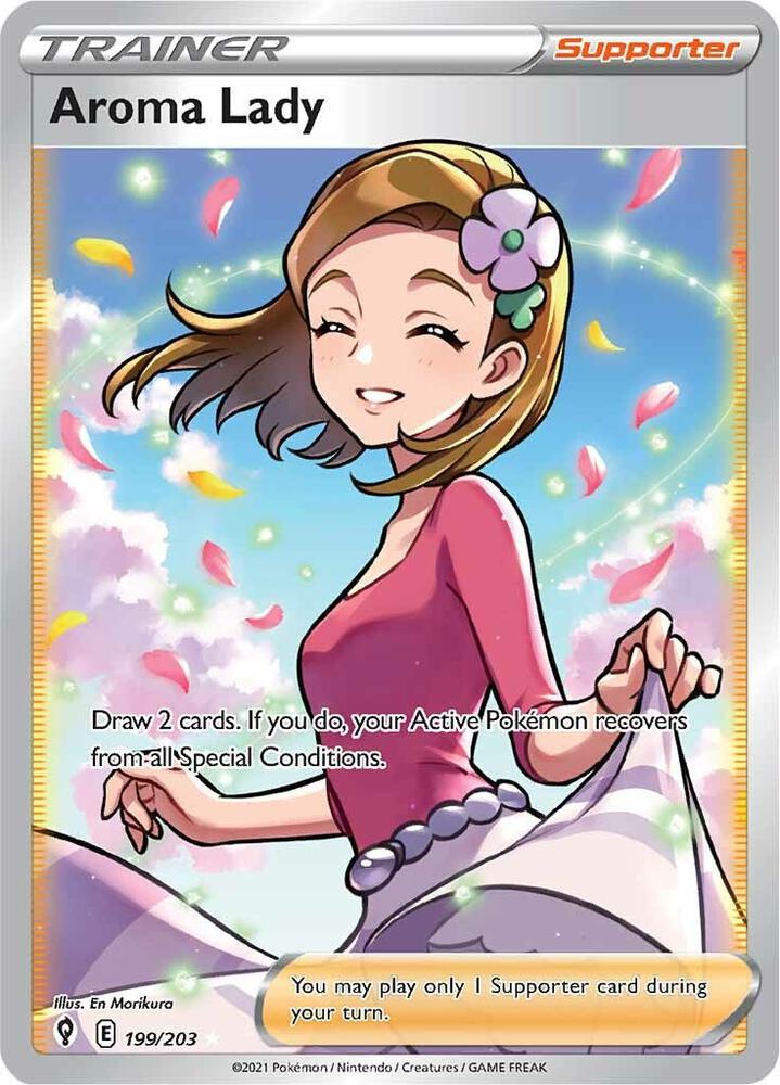 Aroma Lady 199/203 (SWSH07: Evolving Skies)  - Holofoil