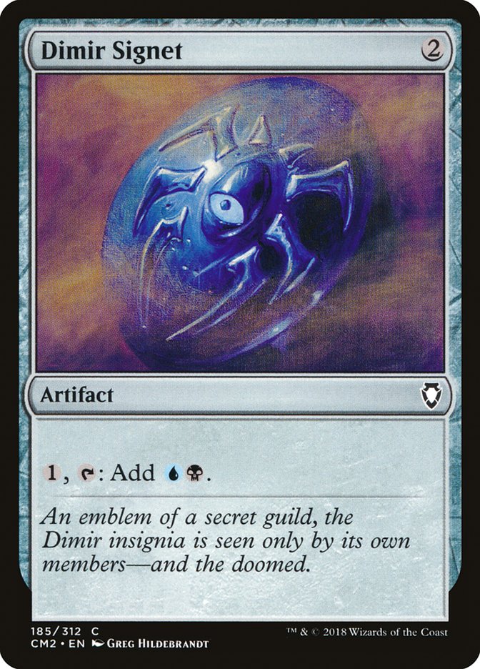 Dimir Signet 185/312 (Commander Anthology Volume II) 