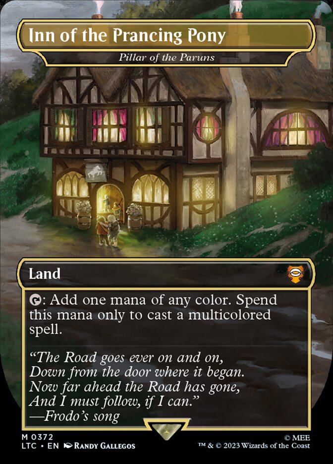Inn of the Prancing Pony - Pillar of the Paruns 372 (Commander: The Lord of the Rings: Tales of Middle-earth)  - Borderless