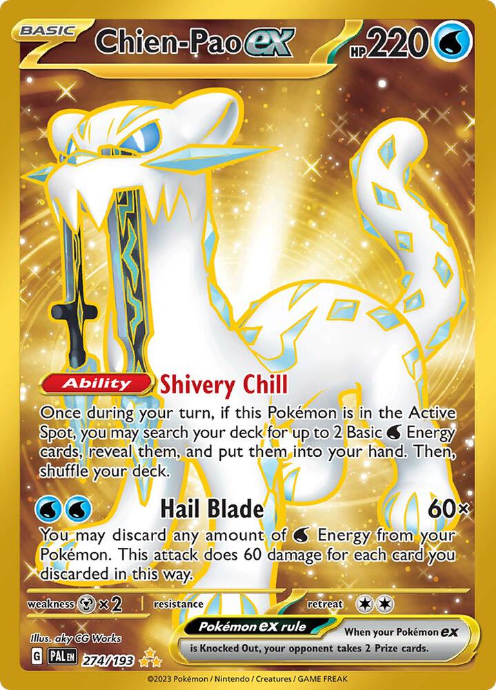 Chien-Pao ex 274/193 (SV02: Paldea Evolved)  - Holofoil
