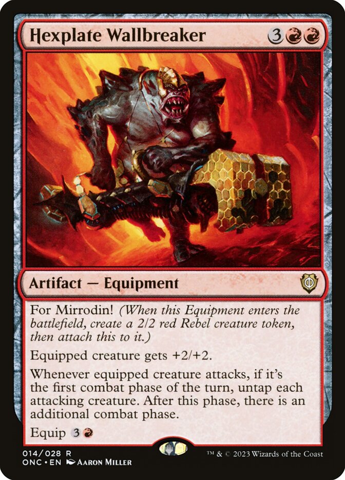 Hexplate Wallbreaker 14 (Commander: Phyrexia: All Will Be One) 
