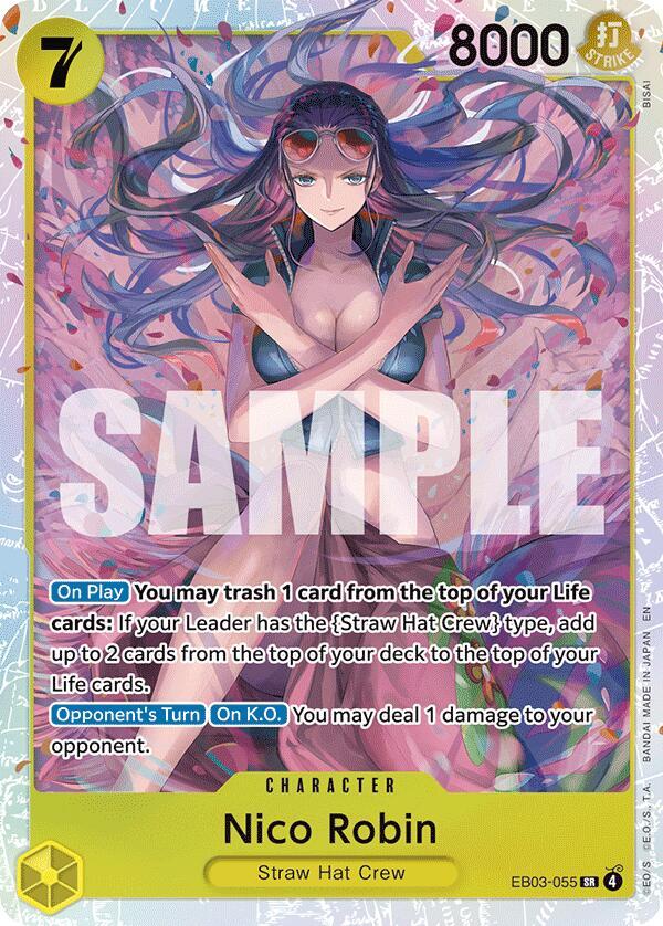 Nico Robin EB03-055 (Extra Booster: One Piece Heroines Edition)  - Foil