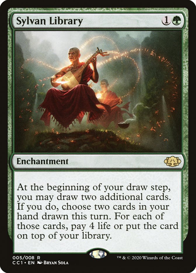 Sylvan Library 5/8 (Commander Collection: Green) 