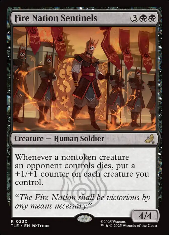 Fire Nation Sentinels 230 (Avatar: The Last Airbender: Eternal-Legal)  - Foil