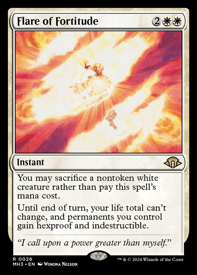 Flare of Fortitude 26 (Modern Horizons 3)  - Foil