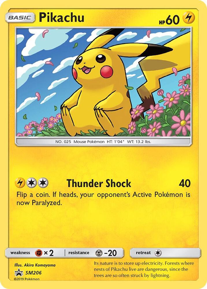 Pikachu SM206 (SM Promos)  - Holofoil