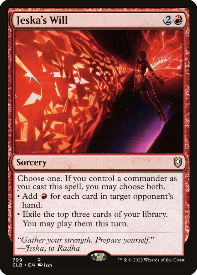Jeska's Will 799 (Commander Legends: Battle for Baldur's Gate) 