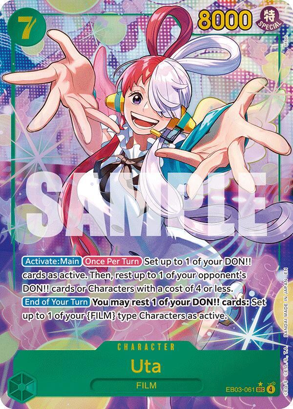 Uta EB03-061 (Extra Booster: One Piece Heroines Edition)  - Alternate Art Foil