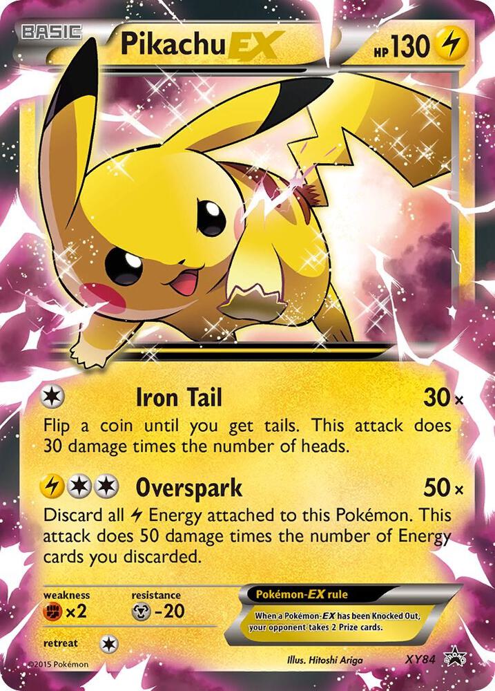 Pikachu EX XY84 (XY Promos)  - Holofoil