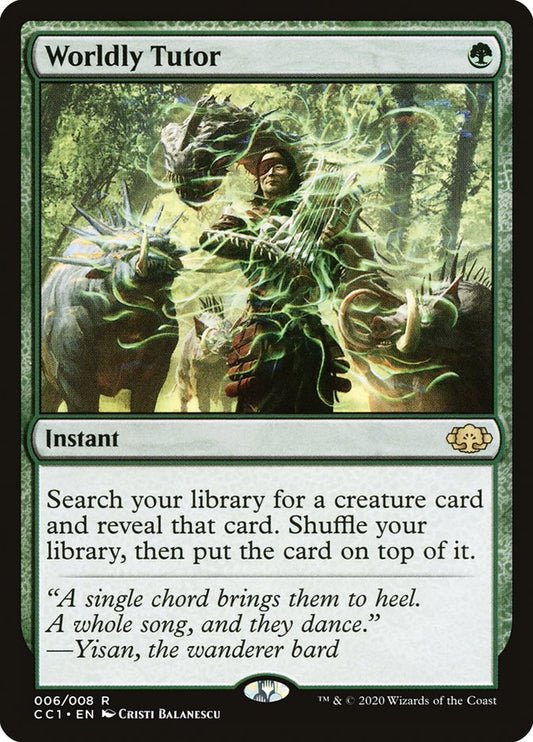 Worldly Tutor 6/8 (Commander Collection: Green) 