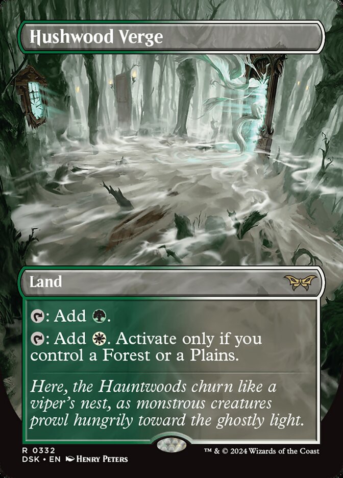 Hushwood Verge 332/286 (Duskmourn: House of Horror)  - Borderless