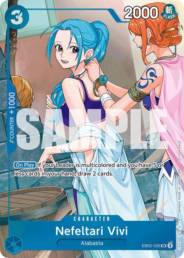 Nefeltari Vivi EB02-026 (Extra Booster: One Piece Heroines Edition)  - Alternate Art Foil